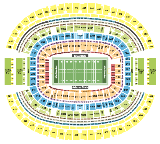 AT&T Stadium Big 12 Seating Chart